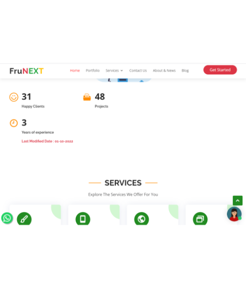 Frunext project preview