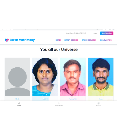Saron Matrimony screenshot