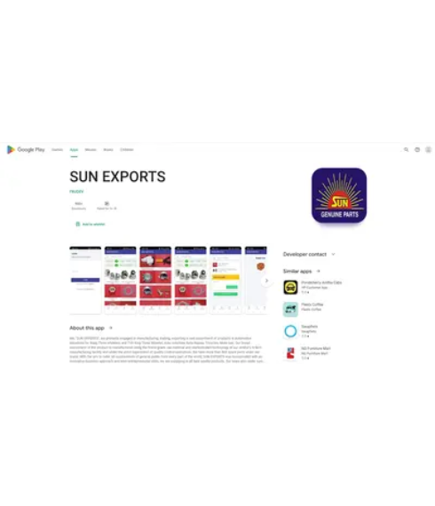 Sun Exports screenshot
